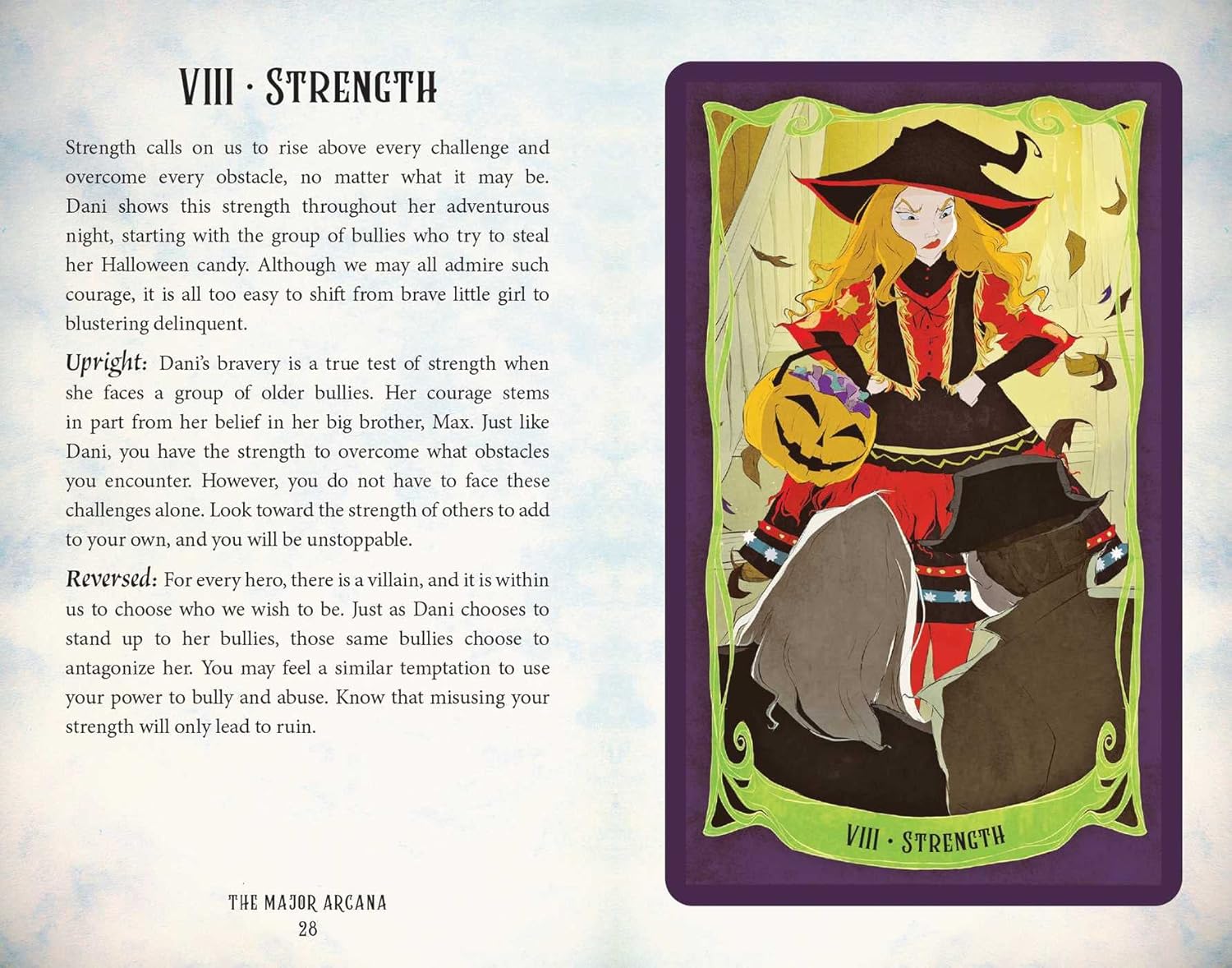 Card from a tarot deck titled &