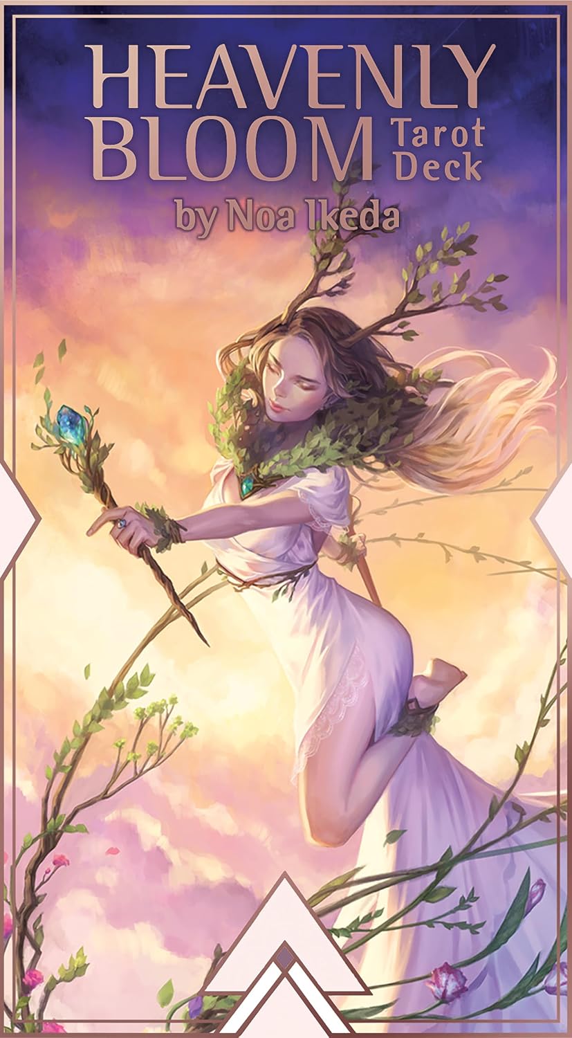 cover with woman and a wood wand with a crystal on the tip