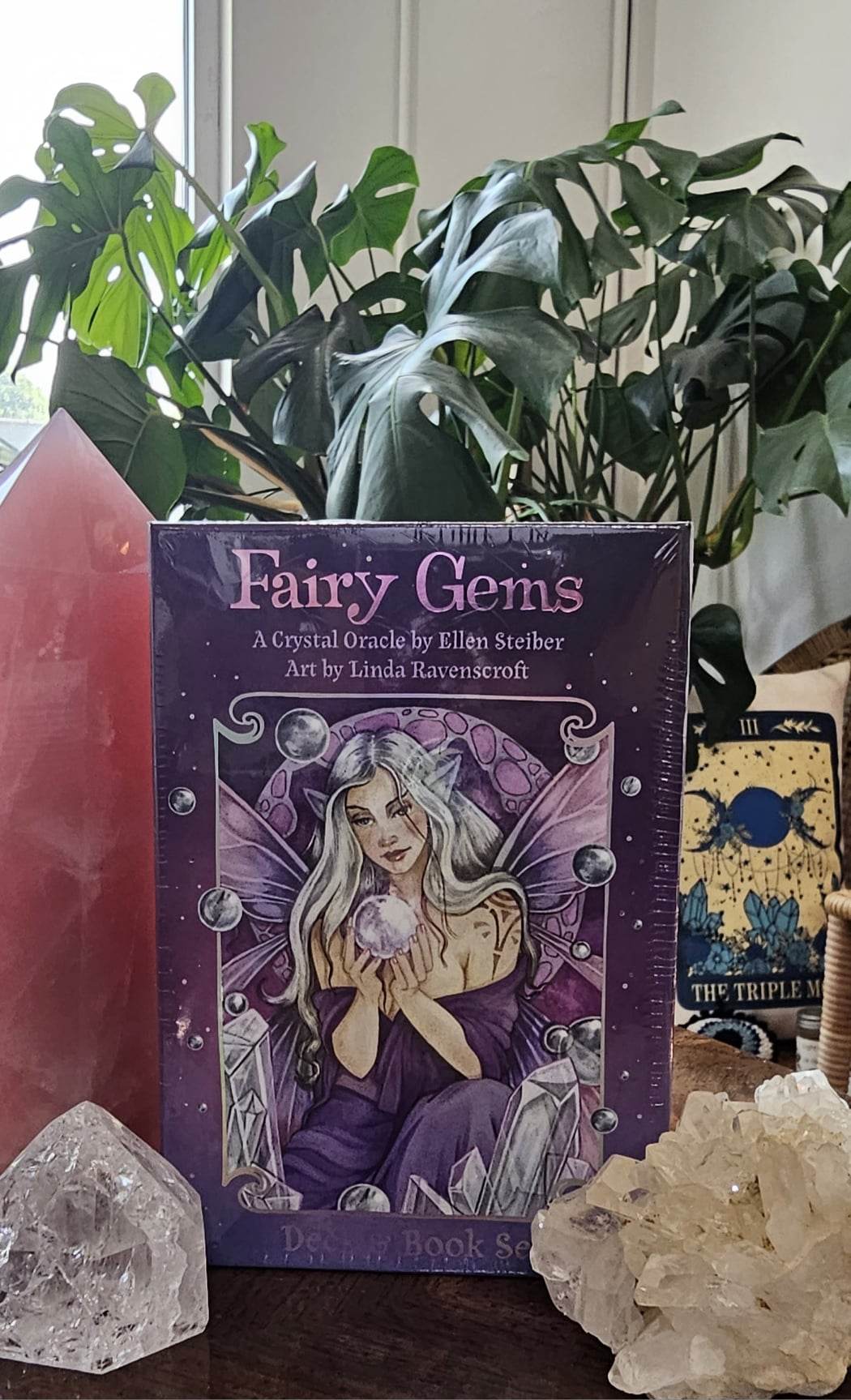 Fairy Gems book sitting on a table