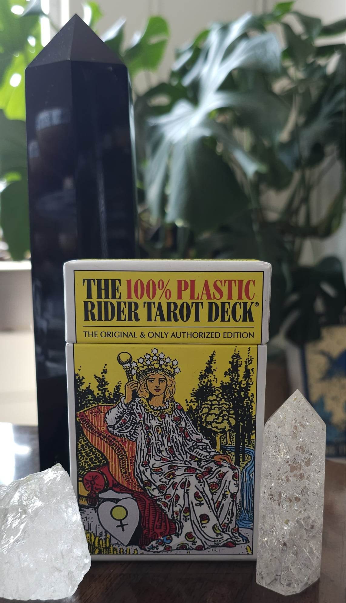 Plastic Rider Waite Tarot Cards cover
