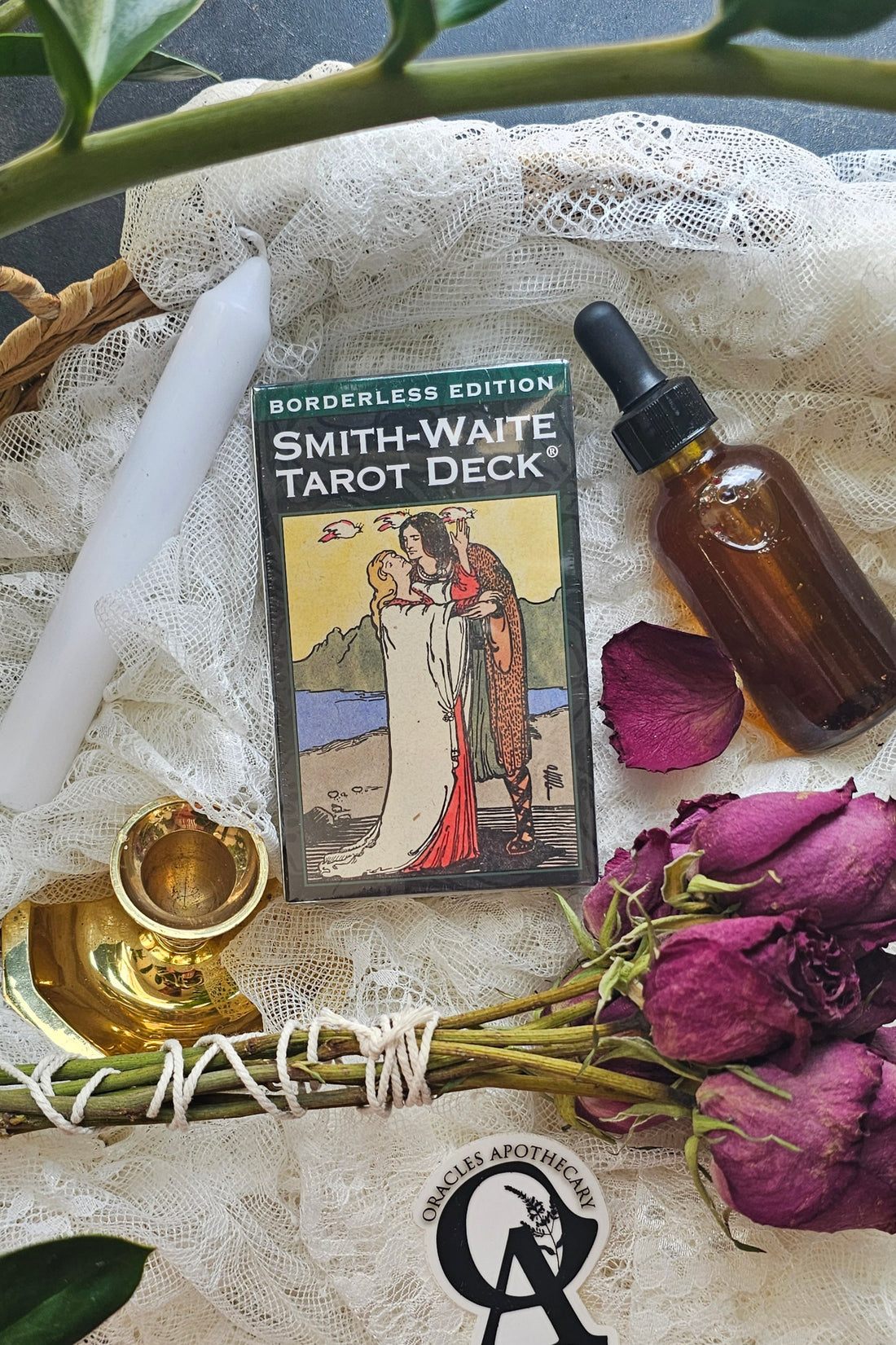Smith Waite Tarot Deck Borderless deck cover
