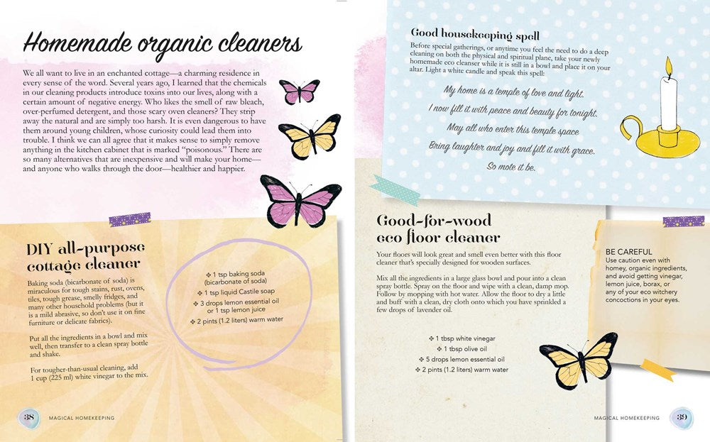 The Green Witch At Home homeade organic cleaners