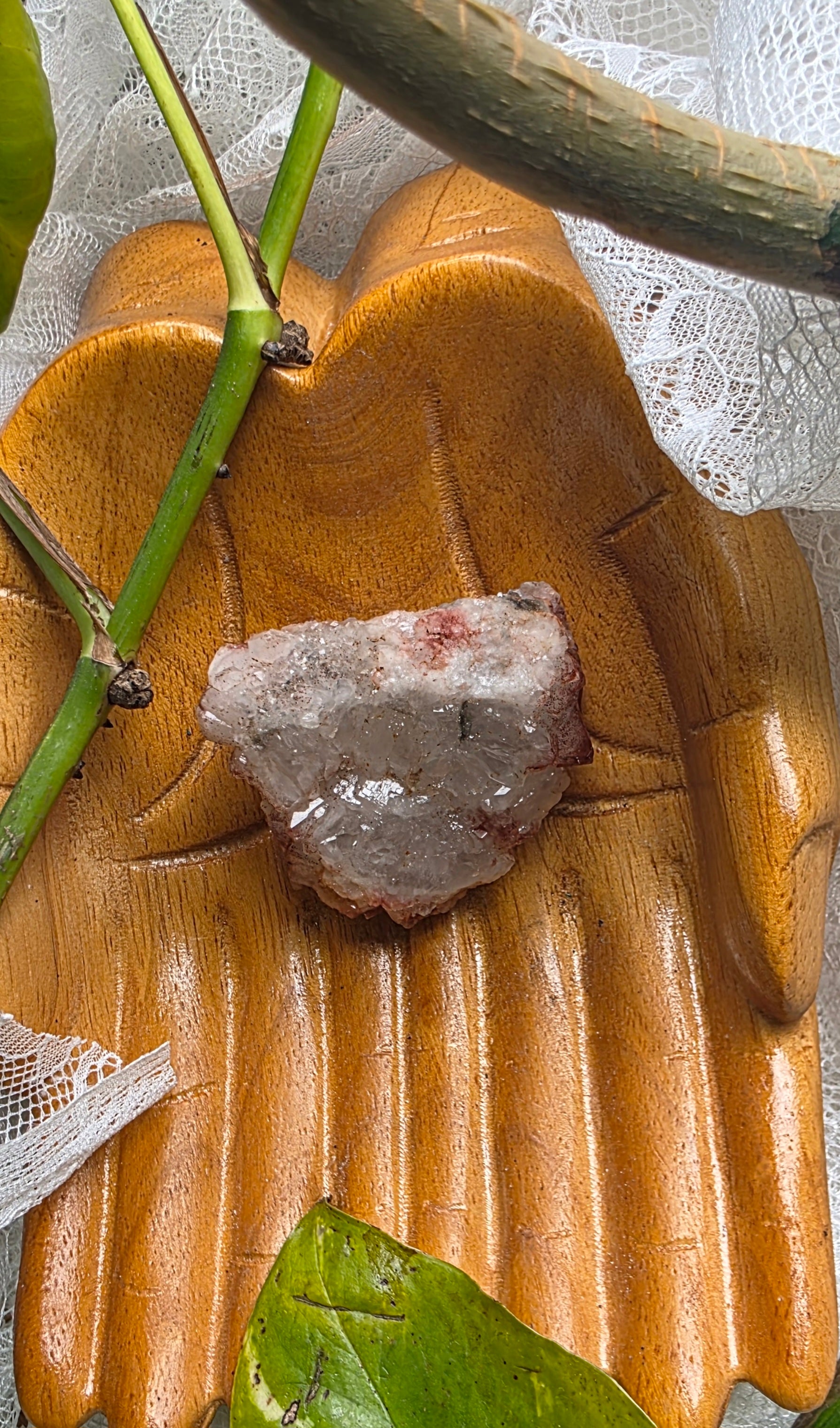 Red Benz Calcite Crystal