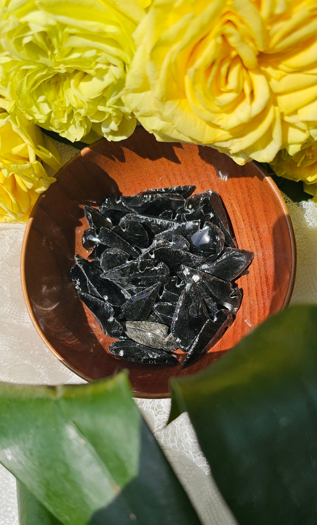 Mini Obsidian Arrowhead