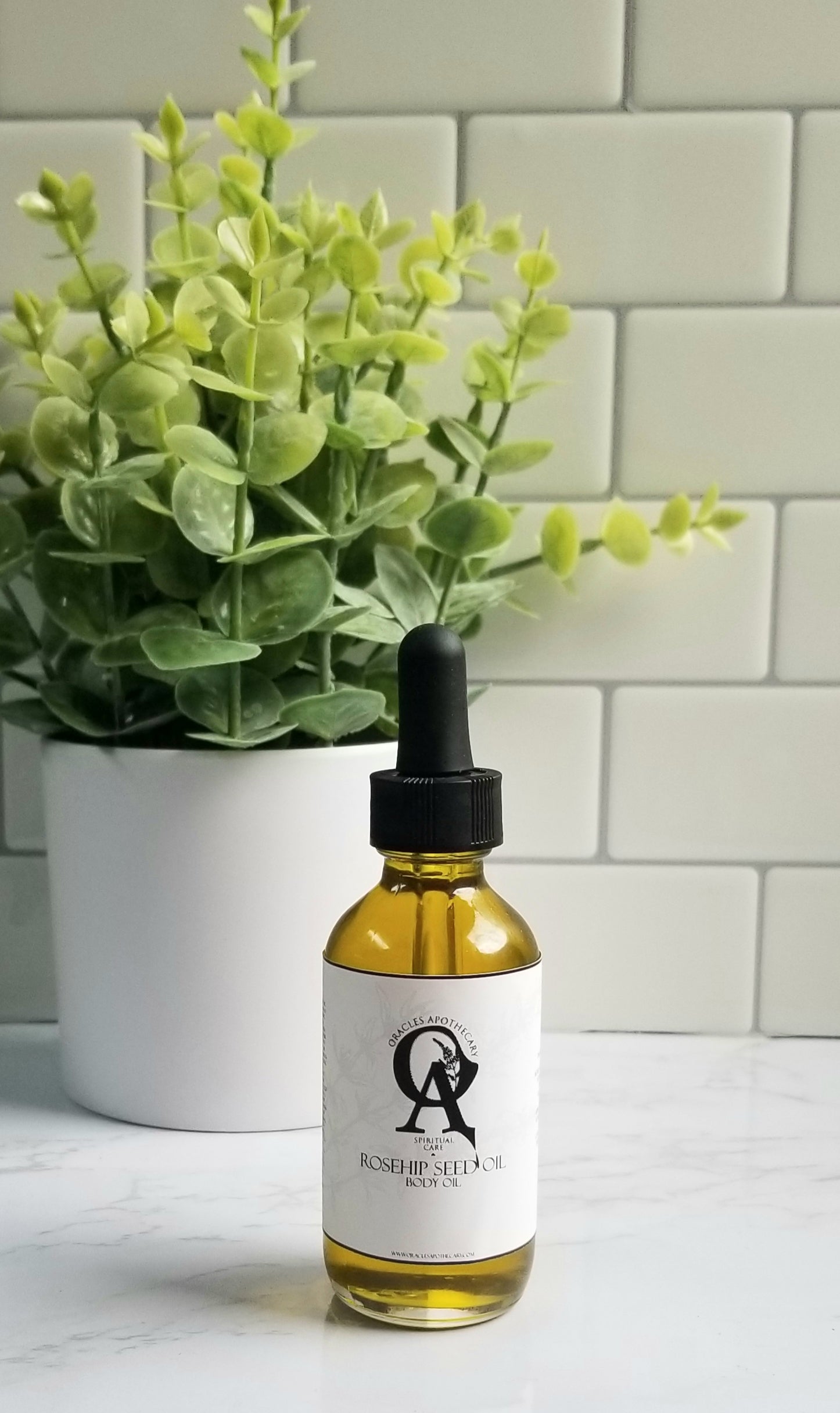 oil in dropper bottle