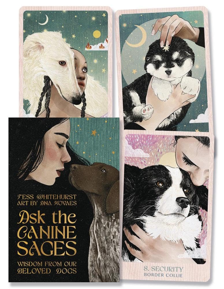 people with dogs on cards