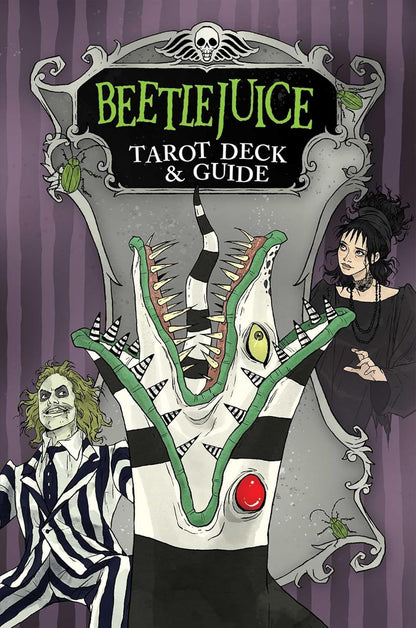 box with sandworm, lydia, and beelejuice on the cover