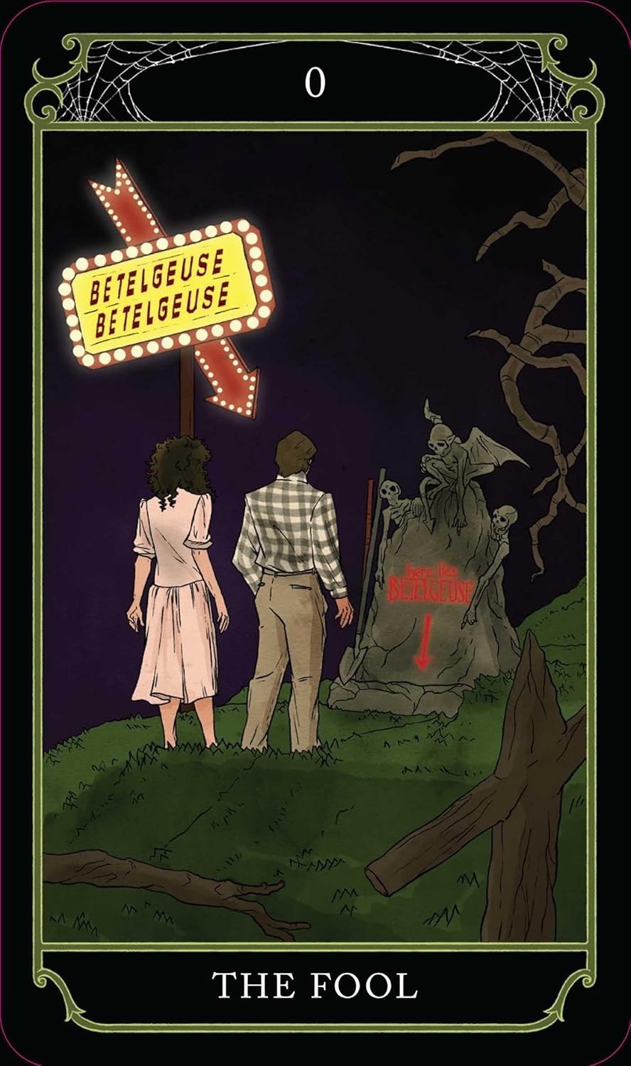 Tarot card titled &