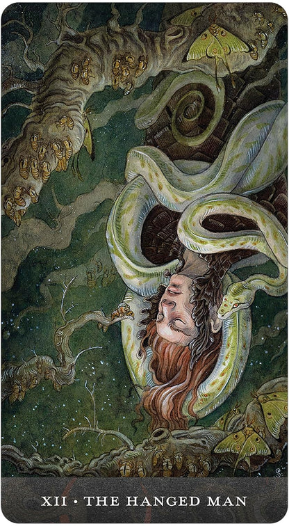 Tarot card featuring &