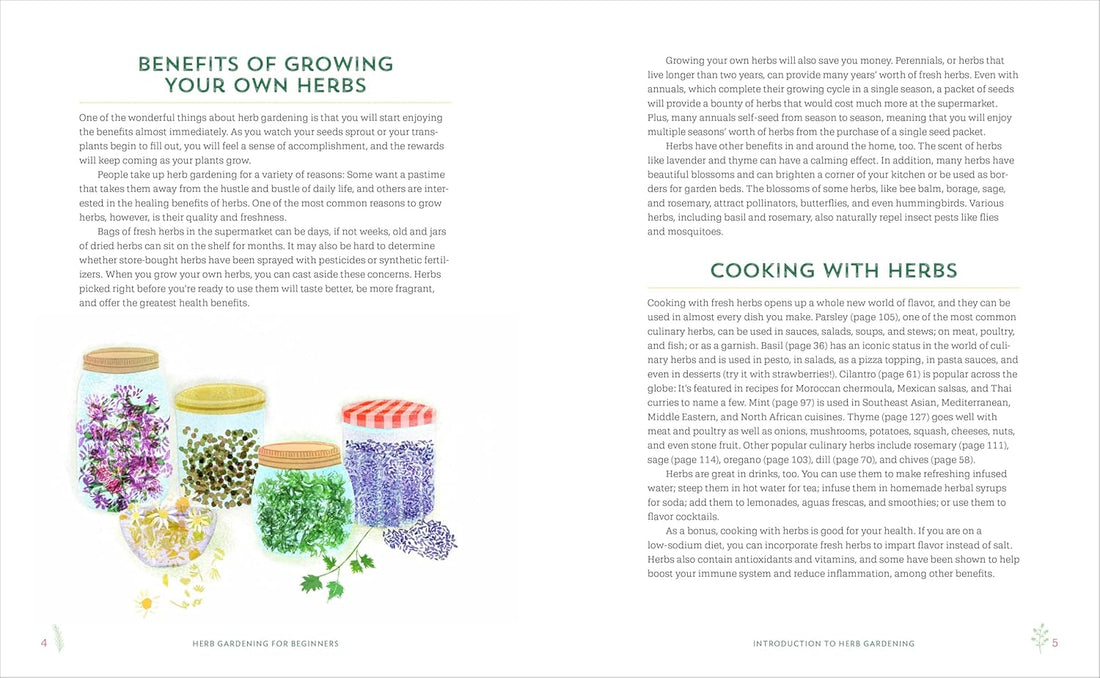 Herb Gardening for Beginners: A Simple Guide to Growing &amp; Using Culinary and Medicinal Herbs at Home