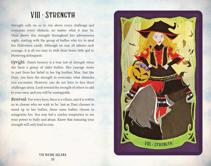 Card from a tarot deck titled &