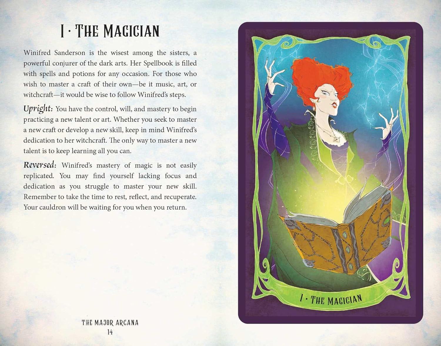 Tarot card titled &