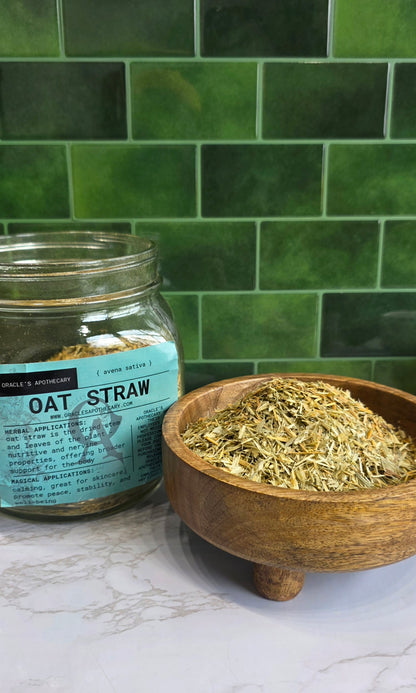 A glass jar labeled &