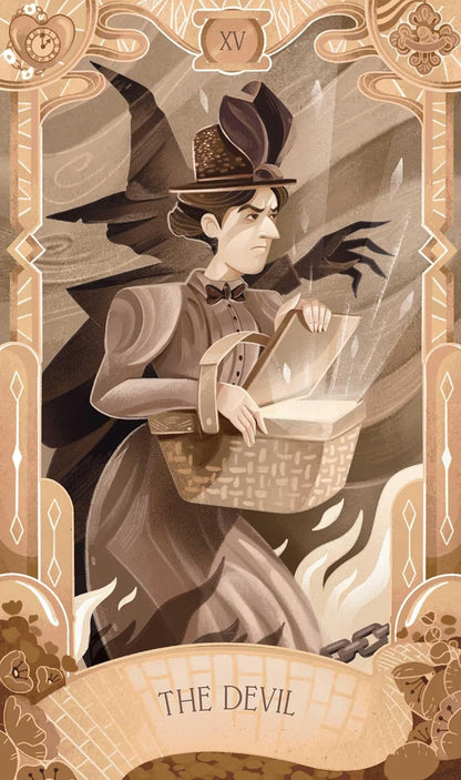 Tarot card titled &