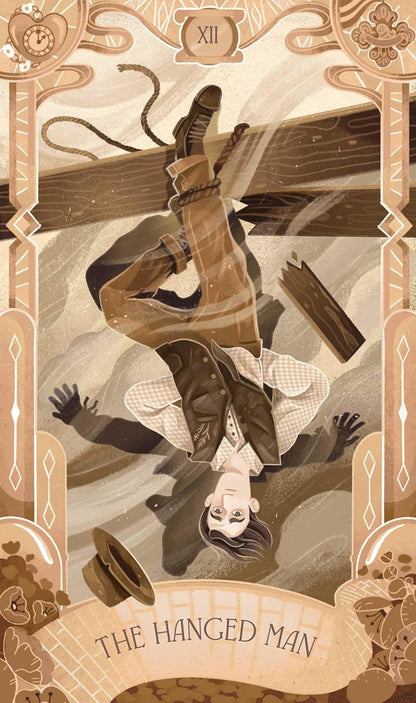 Tarot card featuring &