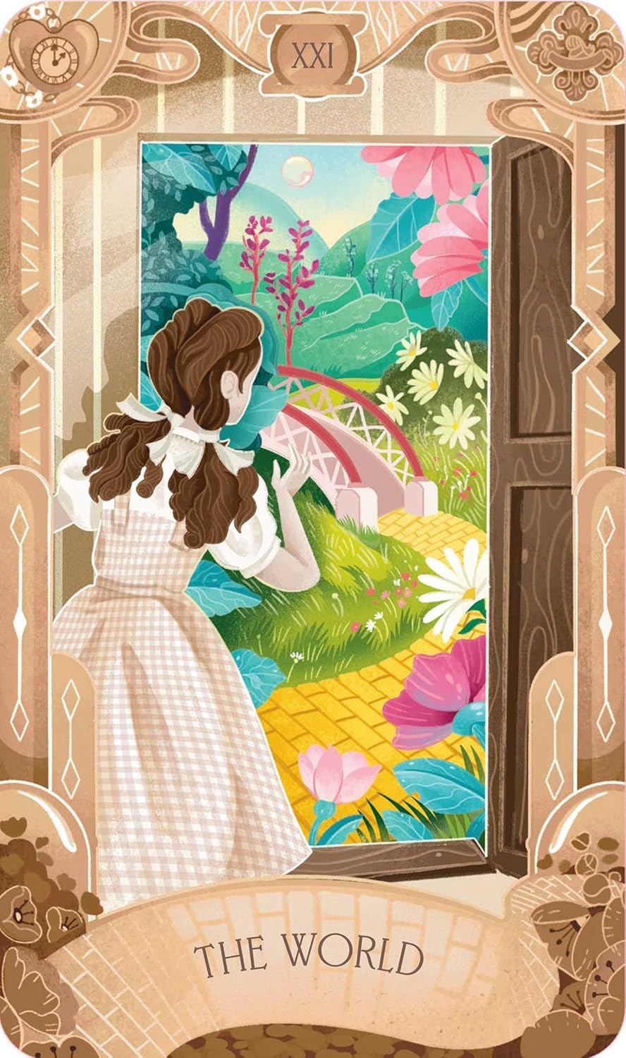 Card from a tarot deck titled &