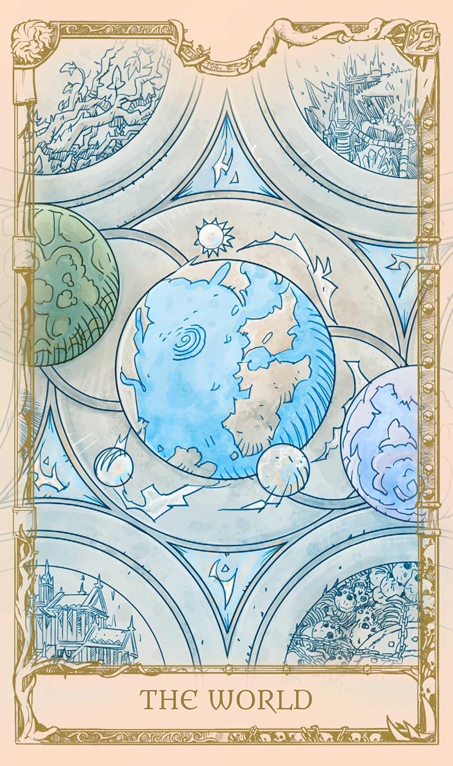 single card pictured the world
