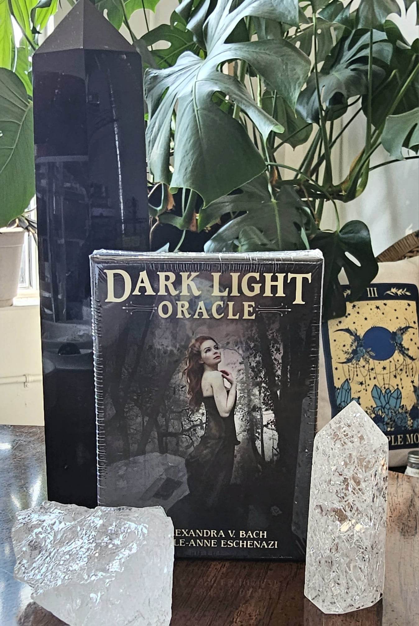 Dark Light Oracle deck on a table