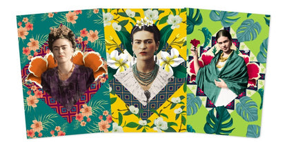 Frida Kahlo Set of 3 Midi Notebooks covers
