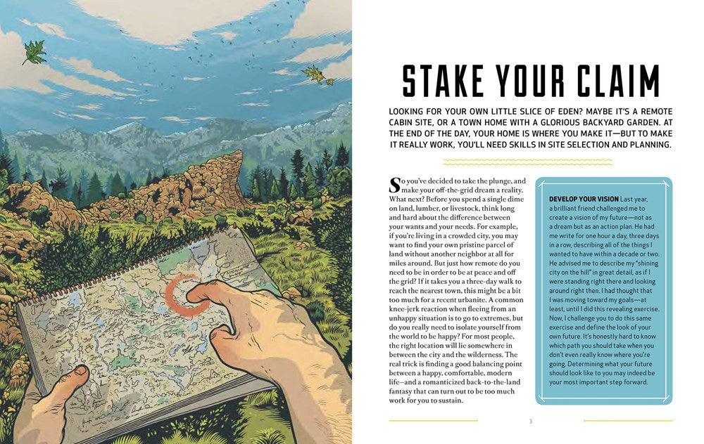 How To Survive Off the Grid stake your claim page