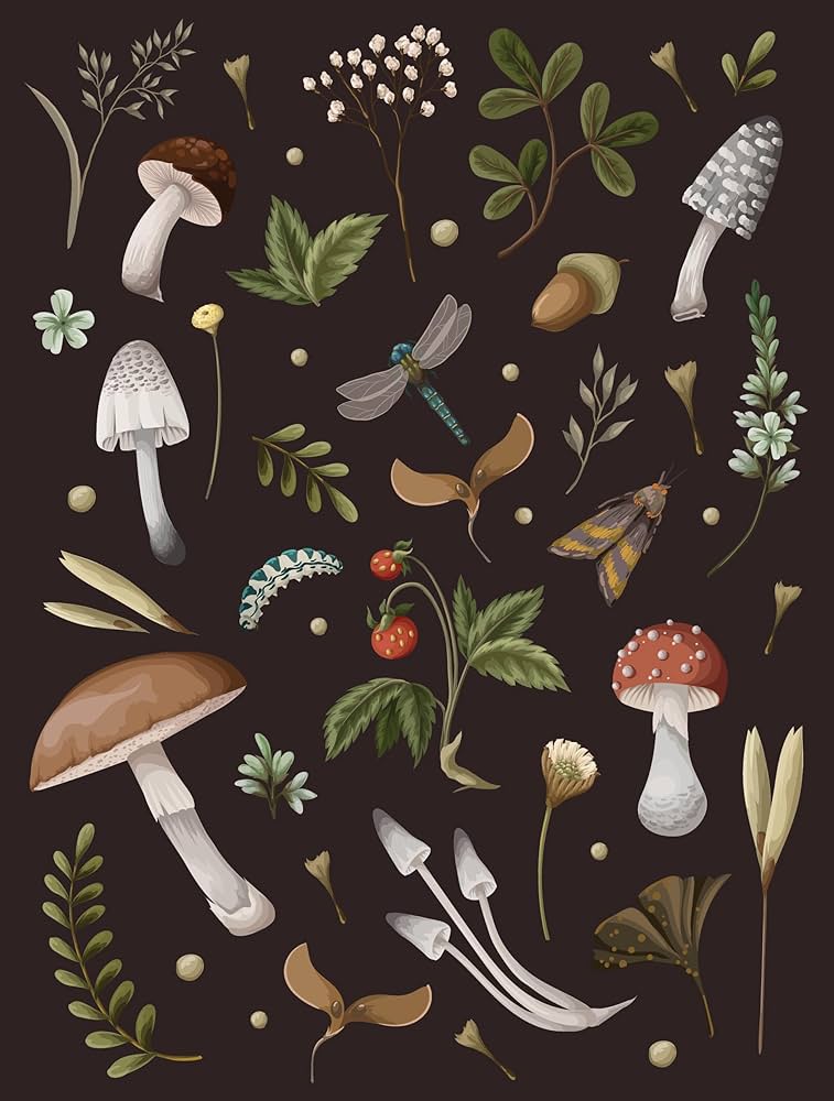 Mushroom Lined Journal cover