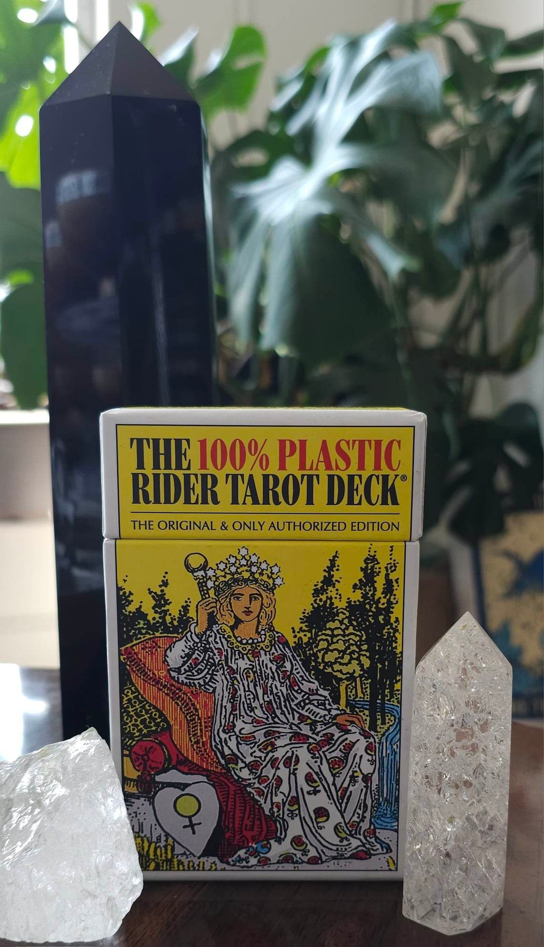 Plastic Rider Waite Tarot Cards cover