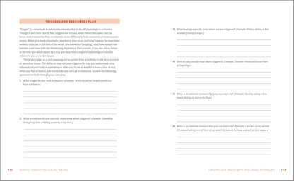 Book page with text and a table on a white background