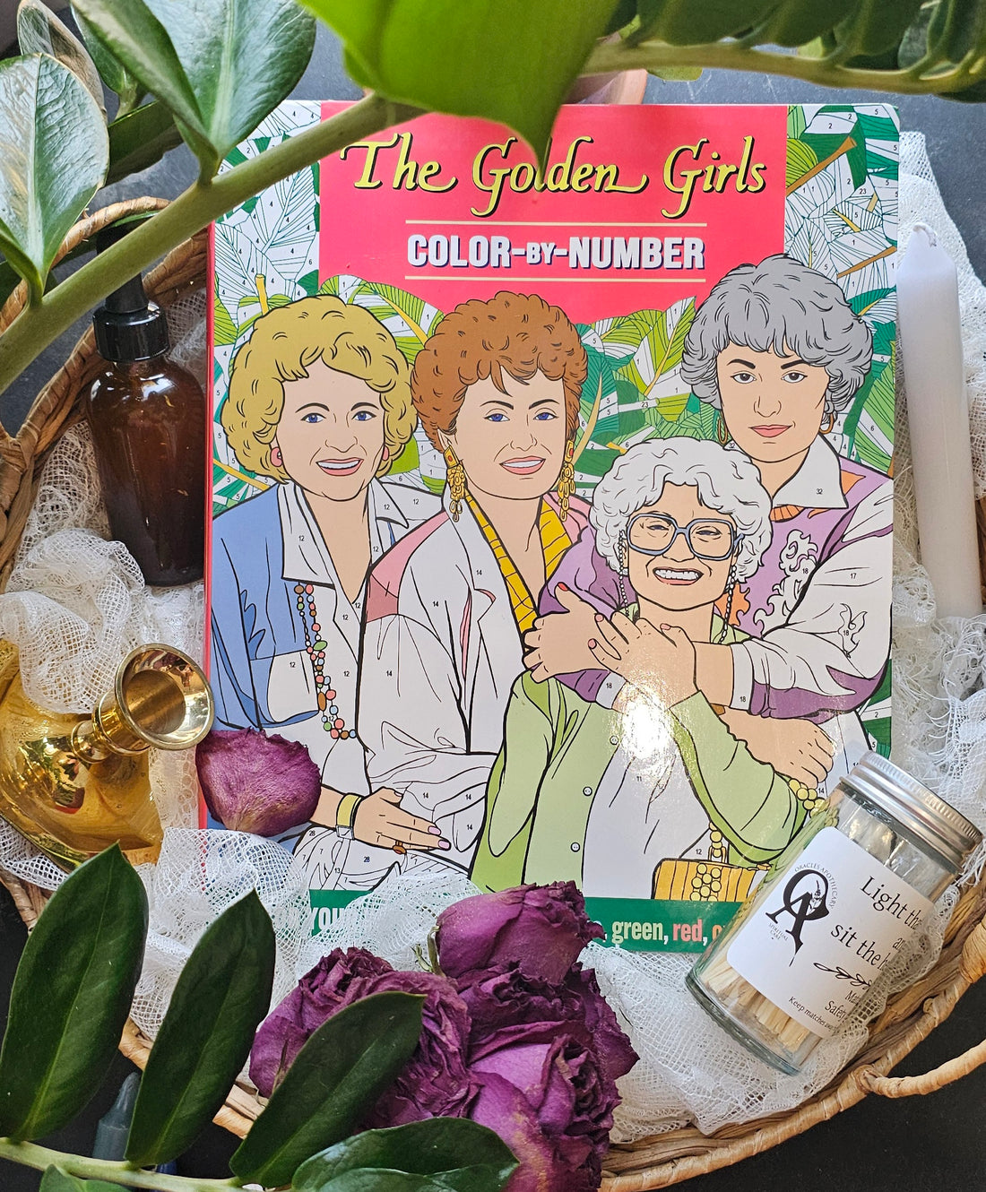 The Golden Girls Color-by-Number cover