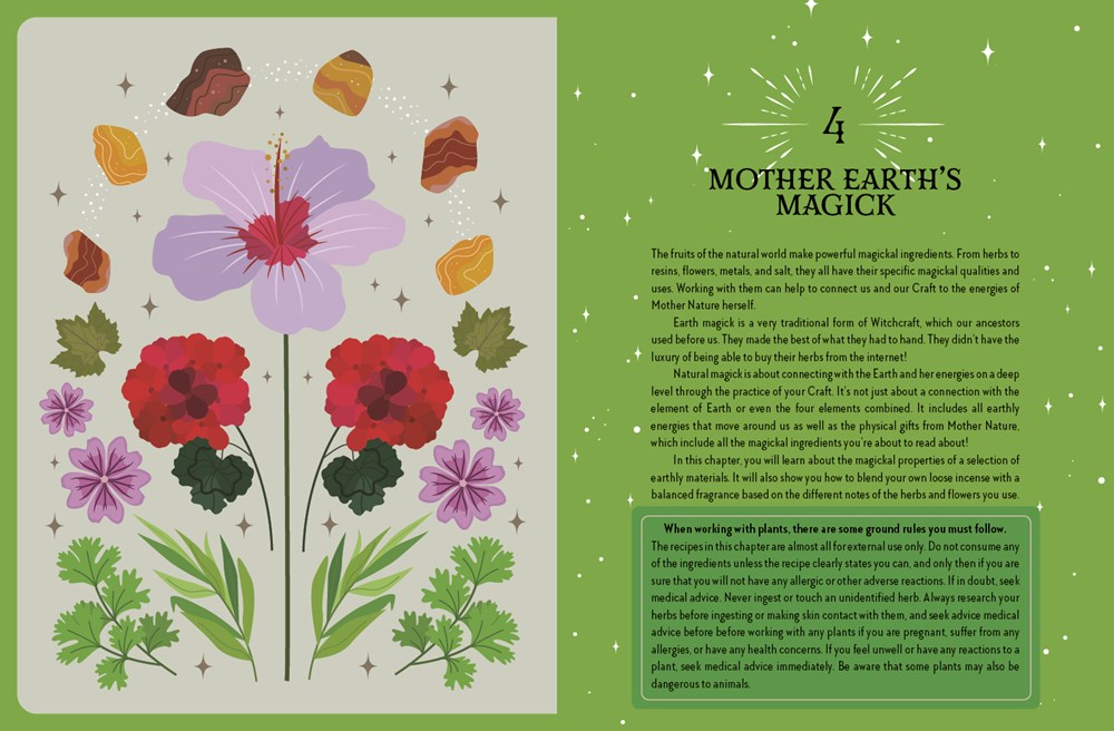 Witch of the Forests Guide To Earth Magick page four mother earth&