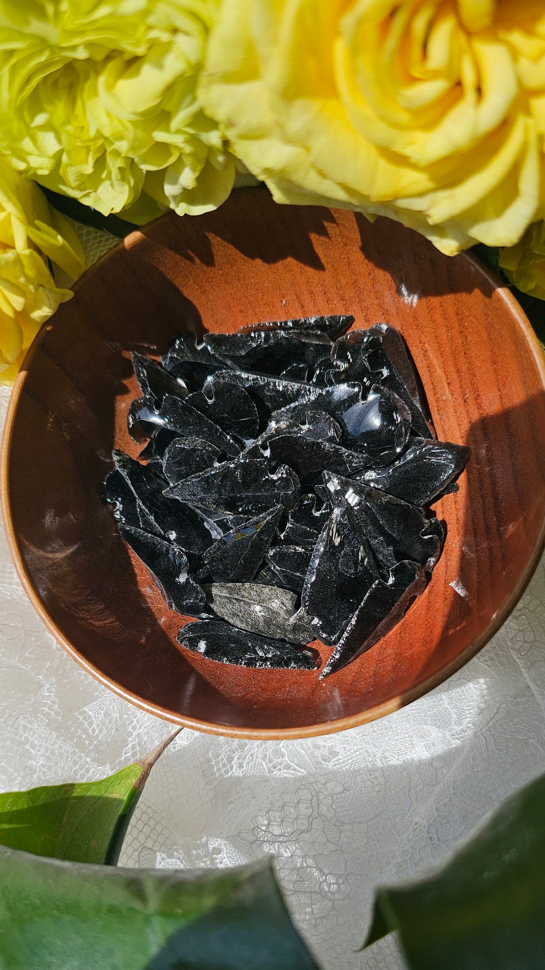 Mini Obsidian Arrowhead