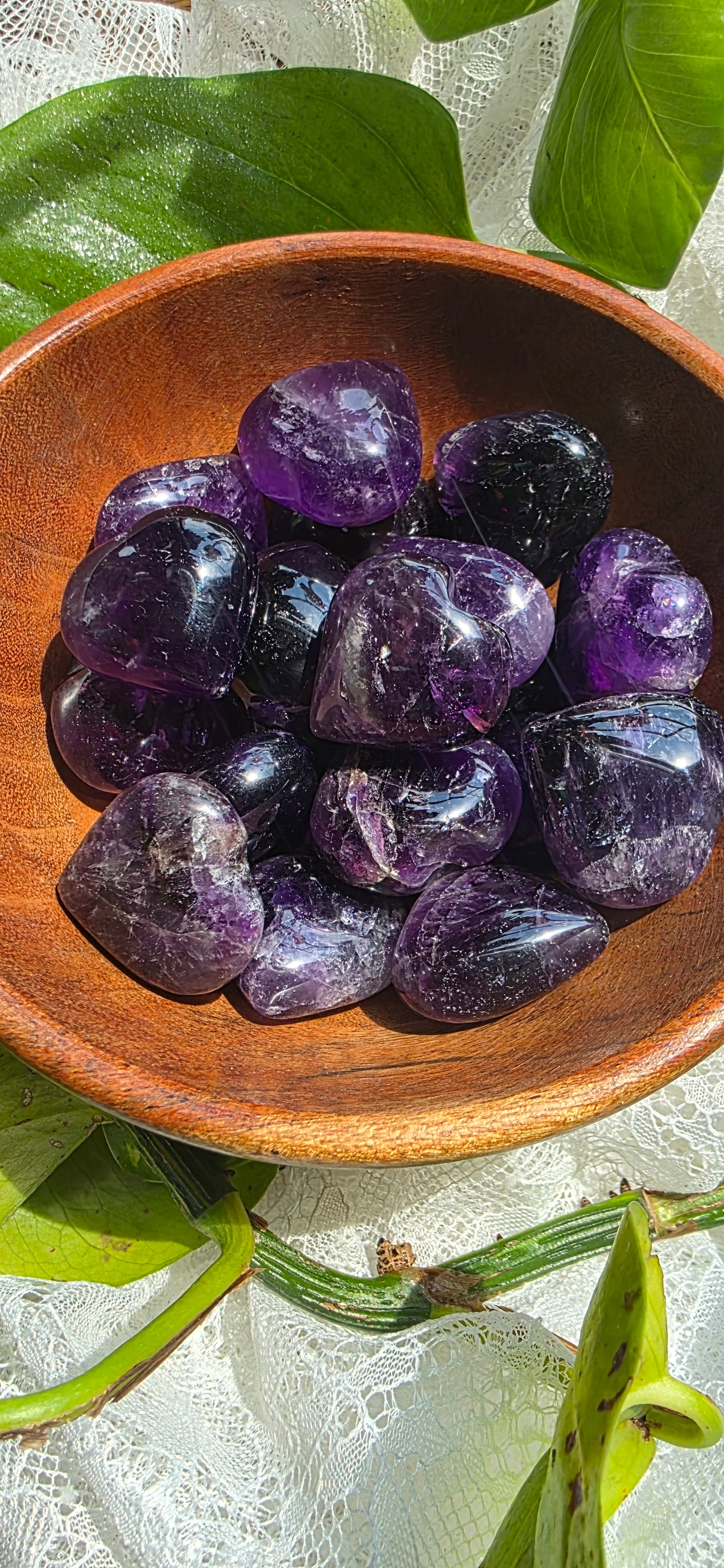 Heart Shaped Amethyst Crystal