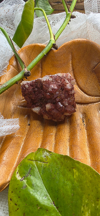 Red Benz Calcite Crystal
