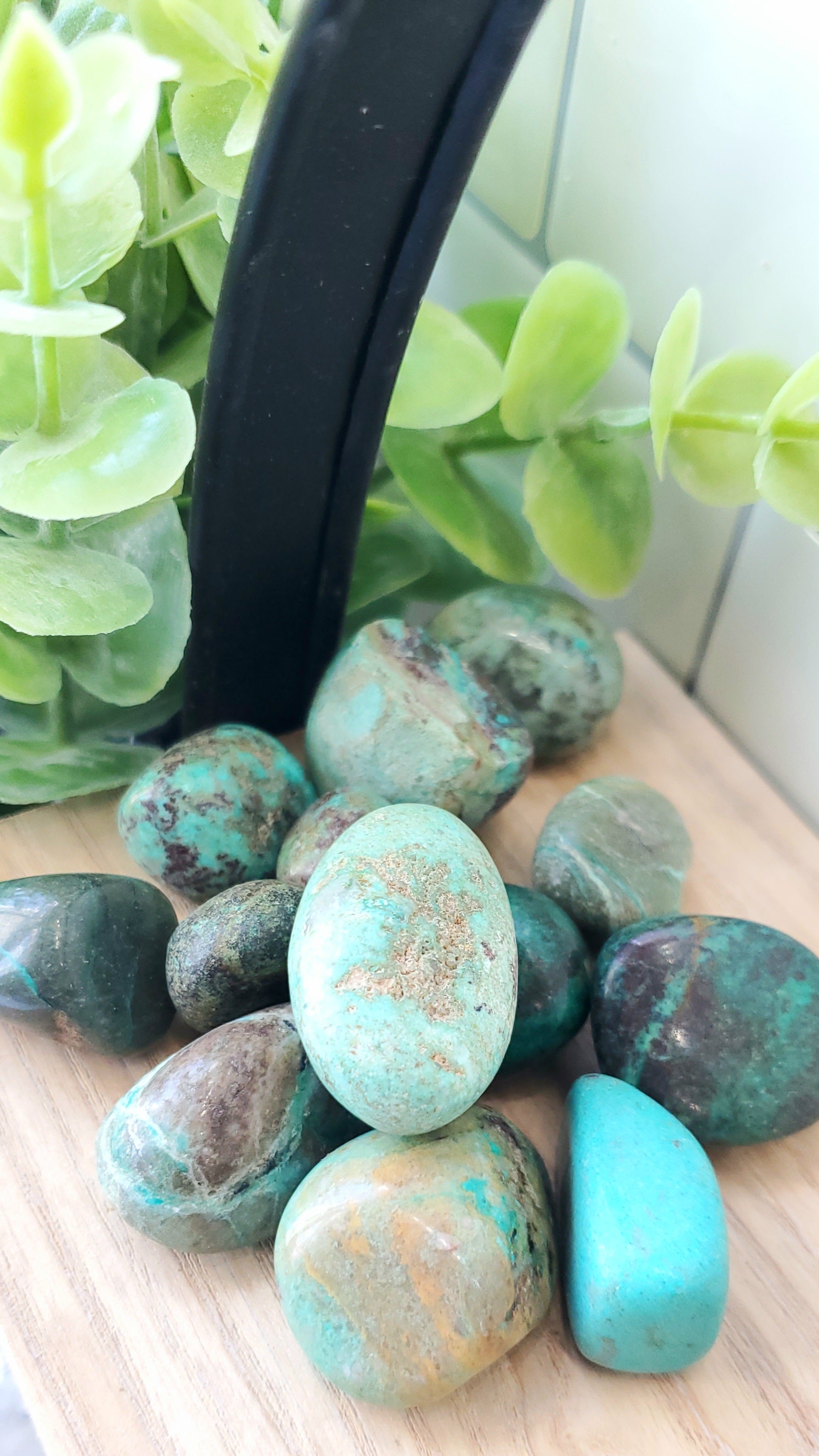 a pile of African Turquoise crystals