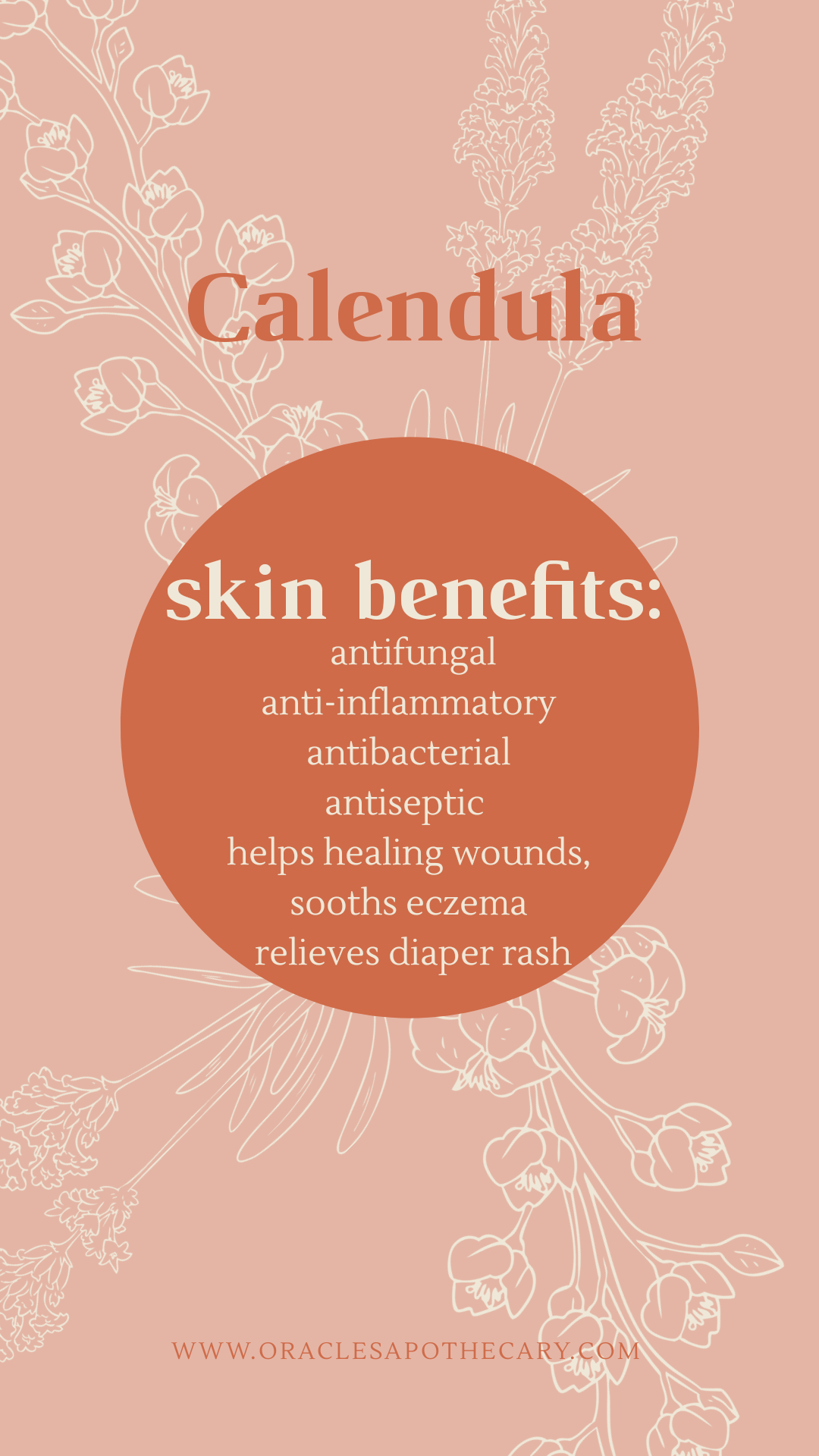 a list of the skin benefits of calendula