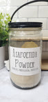 Asafoetida Powder in a glass jar